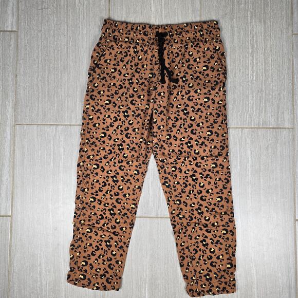 Hurley Womens Leopard Easy Rolled Cuff Pants size Medium - Picture 3 of 7